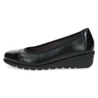 Caprice ballerina svart skinn