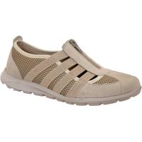 CC Resorts damsko beige med blixtlås
