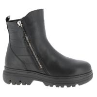 Charlotte boots svart skinn