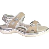 G Comfort sandal bekväm beige skinn