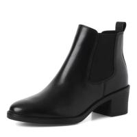 Marco Tozzi boots svart skinn