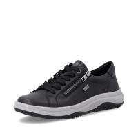 Remonte sneaker i svart skinn