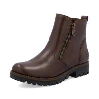 Rieker boots i brunt skinn