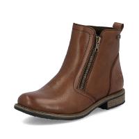 Rieker boots i brunt skinn