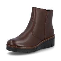 Rieker boots i brunt skinn