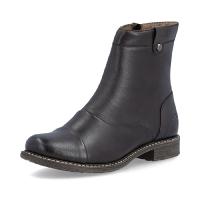 Rieker boots i mörkbrunt skinn