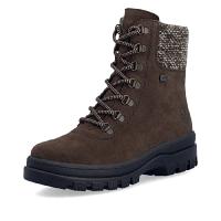 Rieker känga brodd brun mocka