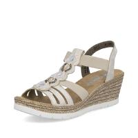 Rieker kilklack sandalett beige