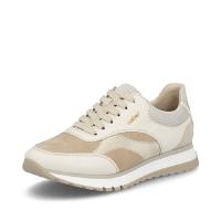 Rieker sneaker i beige skinn