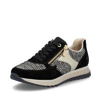 Rieker sneaker i svart/multi skinn