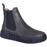 Rosa Negra boots i grönt skinn