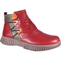Rosa Negra boots rött skinn