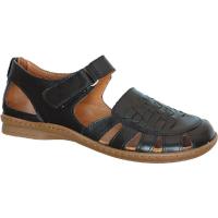 Rosa Negra sandal i svart skinn